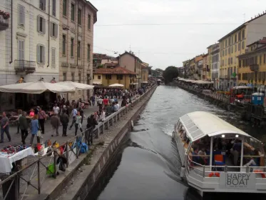 Mailand: Abendliche Fahrradtour in Navigli mit Aperitif