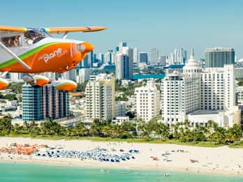 Berühmtes Flugerlebnis über Miami Beach Berühmtes Flugerlebnis über Miami Beach