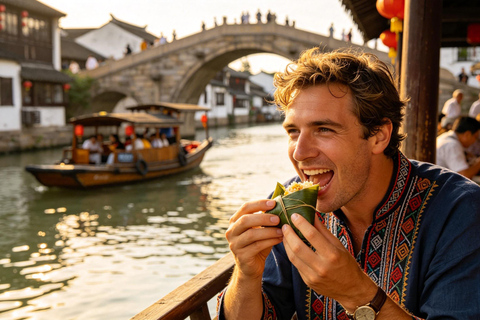 Shanghai: Zhujiajiao Small Tour with Boat Ride & Gardens Shanghai: Zhujiajiao Small Group Tour with Boat Ride&Gardens