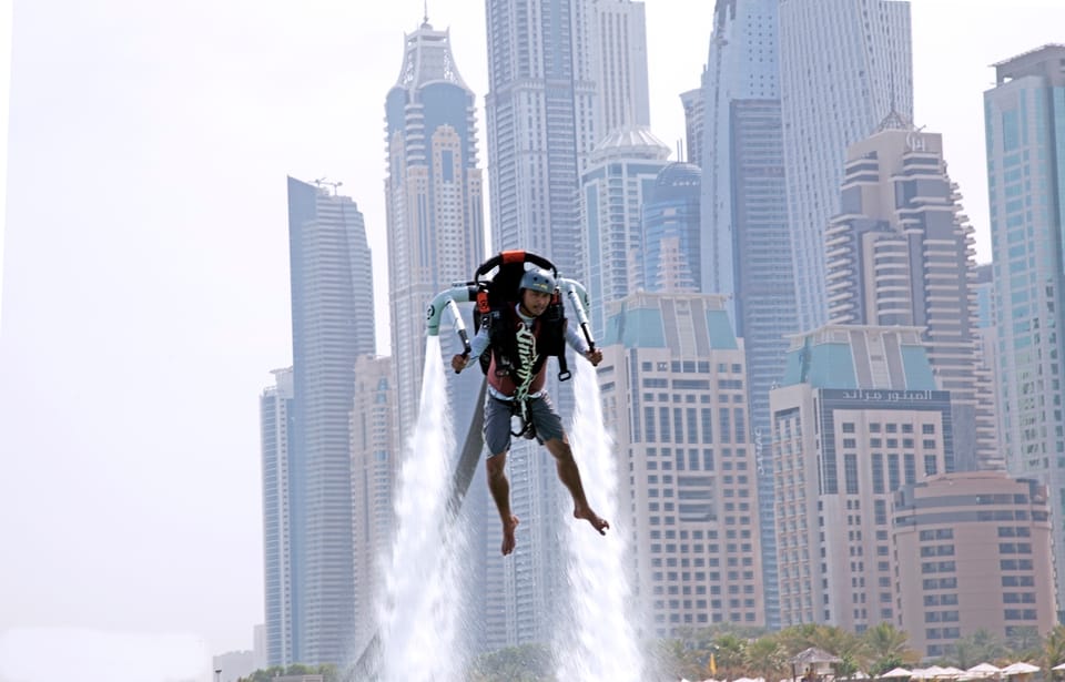 Flying with Incredible Real-Life Jetpacks in Dubai