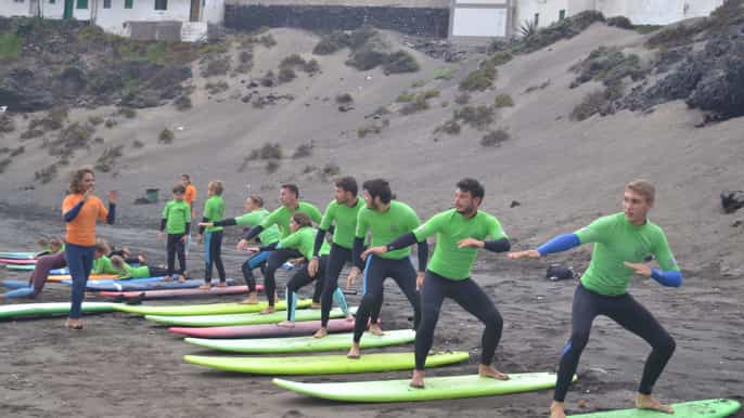 teneriffa 2stündiger surfkurs für alle niveaus