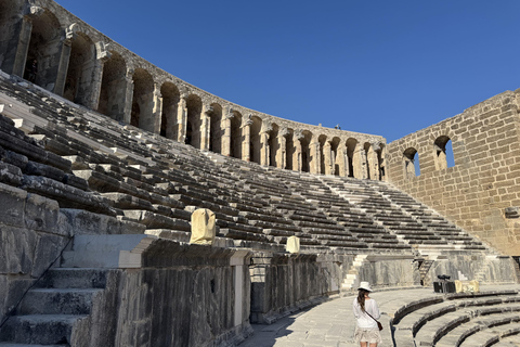 Antalya: Perge & City of Side, Aspendos, Waterfall and Lunch Perge, Side, Aspendos, Waterfall Tour with Entrance