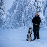 Äkäslompolo : Aventure en raquettes à neige en Laponie