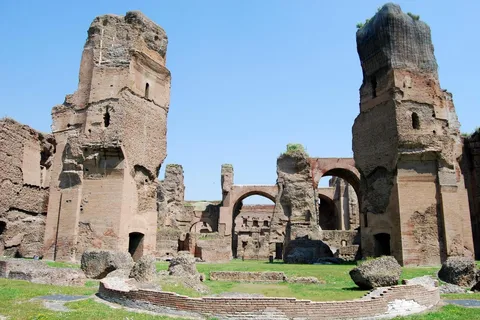 Roma: Ingresso e guia de áudio para os antigos banhos de Caracalla