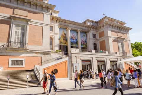 Madrid: Prado Museum entry ticket exterior view
