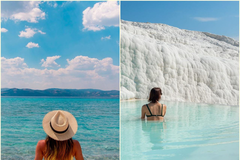 Pamukkale: 2-Day Tour w/ Thermal Spa Hotel & Natural Wonders Pamukkale 2 Day Tour w/Thermal Spa Hotel and Natural Wonders