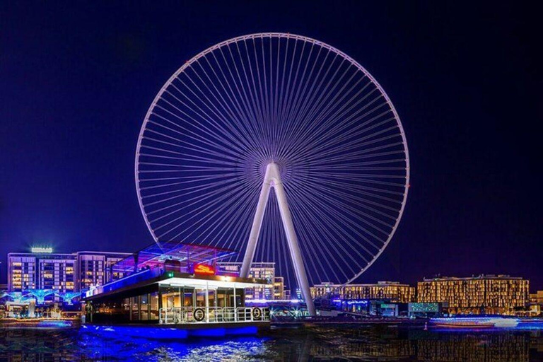 迪拜：夜间城市导览厢车游和迪拜国际机场喷泉表演私人旅游