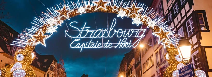 La magie de Noël : visite guidée privée à pied à Strasbourg