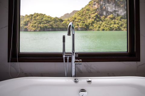 Hanoi: 2-Day Lan Ha, Halong 5-Star Cruises w/Balcony,Bathtub From Hanoi: 2 Days Halong 5 Stars Cruise w/ Balcony, Bathtub