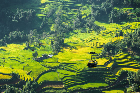 Hanoi: Sapa 3-Day Fansipan, Glassbridge, Cat Cat & Moana Half Day Glassbridge & Silver Waterfall From Sapa Town