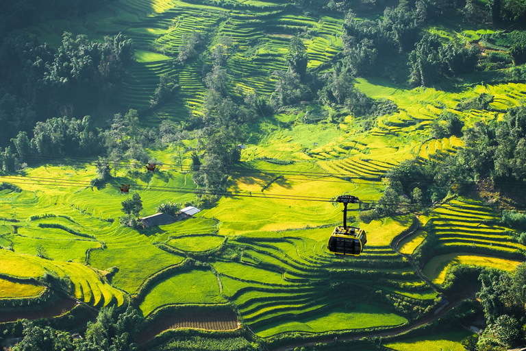 Hanoi: Sapa 3-Day Fansipan, Glassbridge, Cat Cat & Moana Half Day Glassbridge & Silver Waterfall From Sapa Town