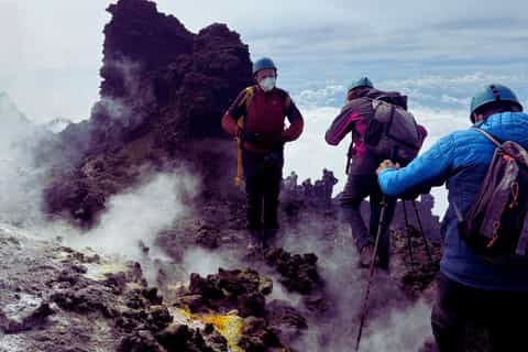 Catane : trek jusqu'au sommet de l'Etna (3350 m) avec video par drone