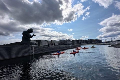 Excursion en packraft sur la rivière Akerselva à travers le centre d'Oslo