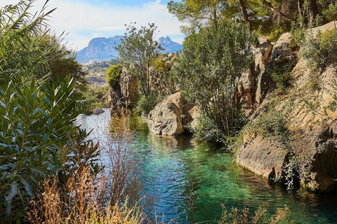 Från El Albir: Tur till Guadalest och Algar-vattenfallen