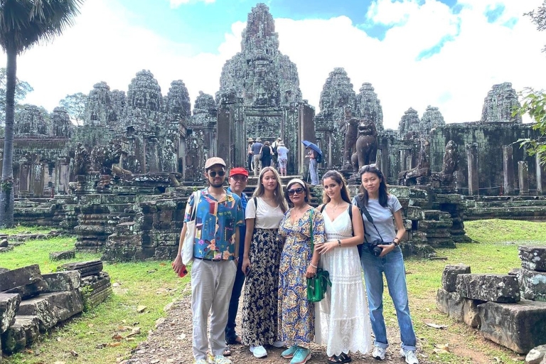 Angkor Highlight Tour guiado al amanecer y Banteay SreiPrivado: Recorrido por los Templos con Visita a Angkor Wat y Guía de Turismo