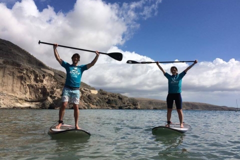 Grande Canarie : cours de stand up paddle et snorkeling