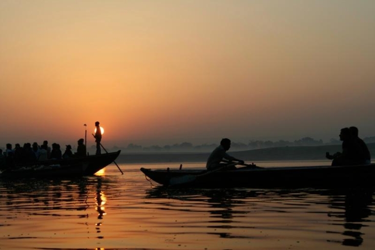 Varanasi: boottocht bij zonsopgang
