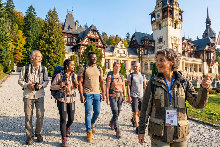3 Transylvanian Castles: Wednesday, Peles & Dracula + Brașov COACH TOUR Audio guides in 24 languages