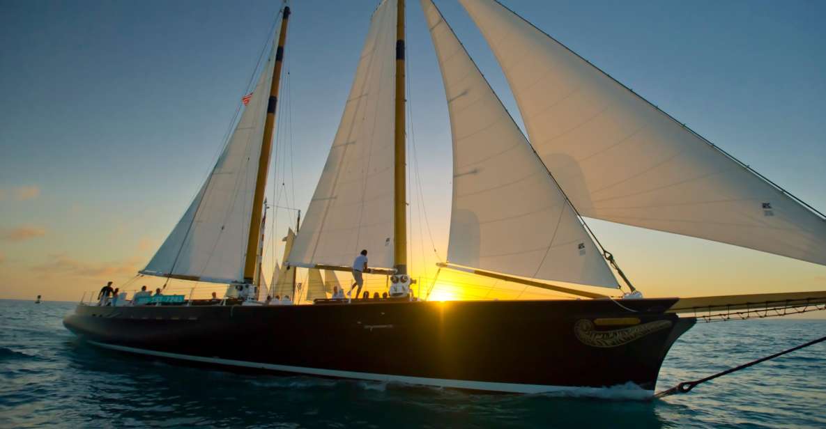 Key West: Sonnenuntergangs-Segeltour mit Schoner America 2.0