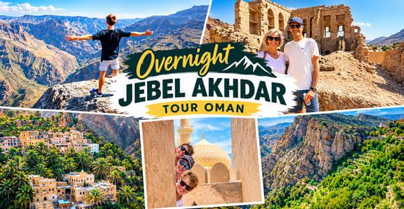 Overnight Nizwa, Jebel Akhdar & Jebel Shams 2-Day Tour