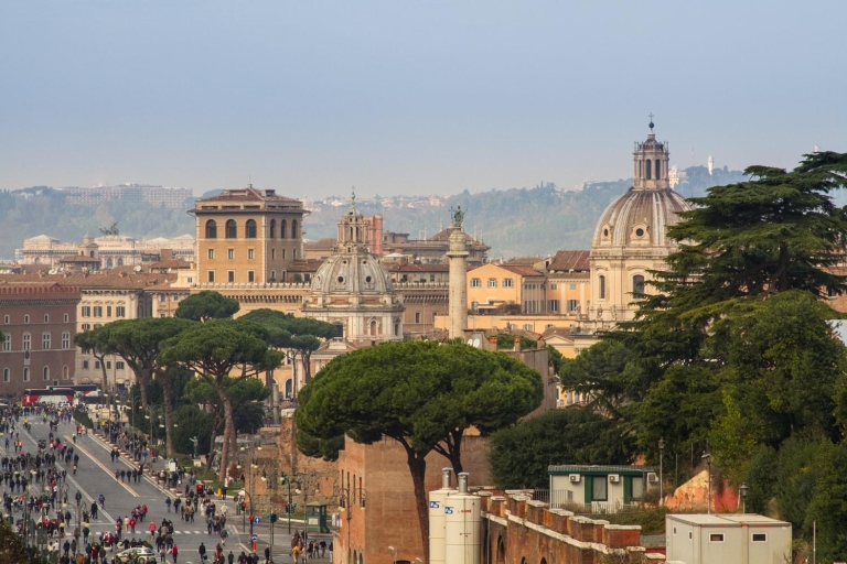 Roma: Coliseo, Foro romano y monte Palatino sin colasTour en inglés con recogida