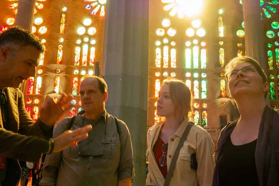 Tour Sagrada Família tijdens het gouden uur en La Pedrera