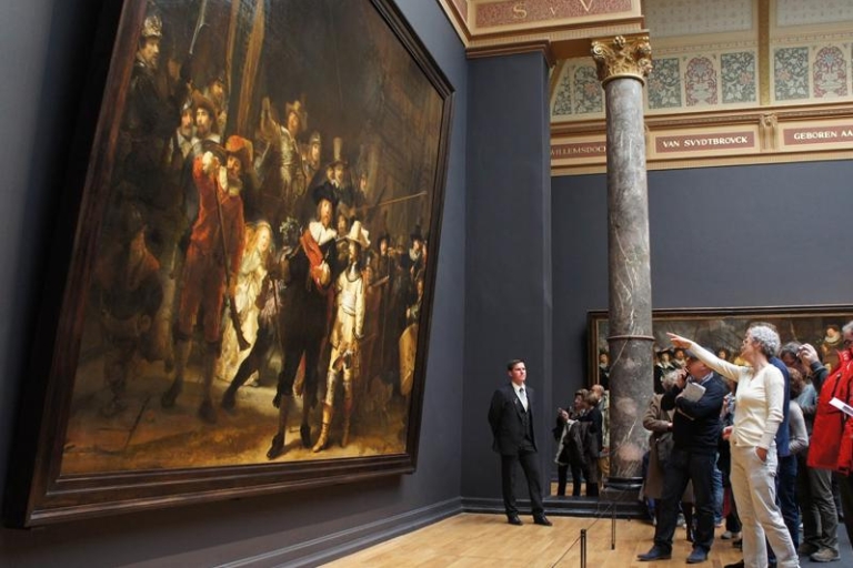 Amsterdam: Historische Stadtrundfahrt mit Besuch des RijksmuseumsPrivate Tour Spanisch
