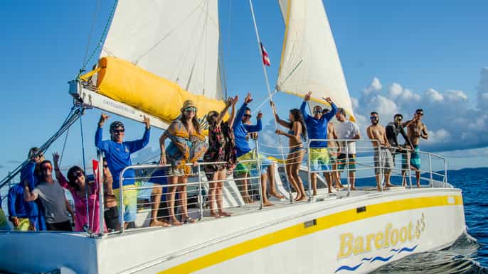 fajardo catamaran sailing and picnic cruise