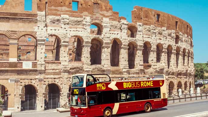 rome hopon hopoff sightseeing bus tour
