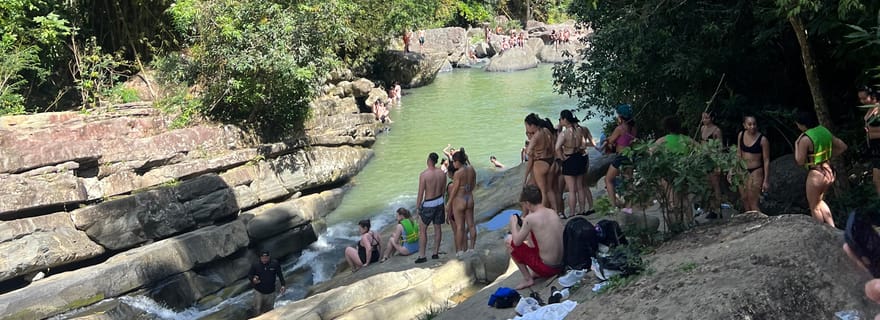 San Juan : visite des cascades d'El Yunque et de la plage de Luquillo