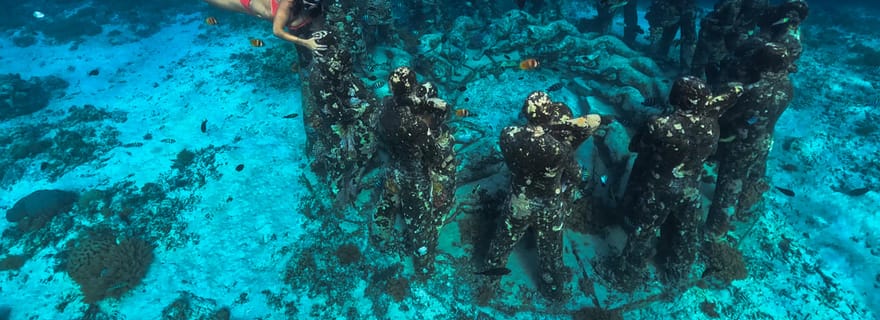 Visite d'une jounée privée de plongée en apnée aux îles Gili