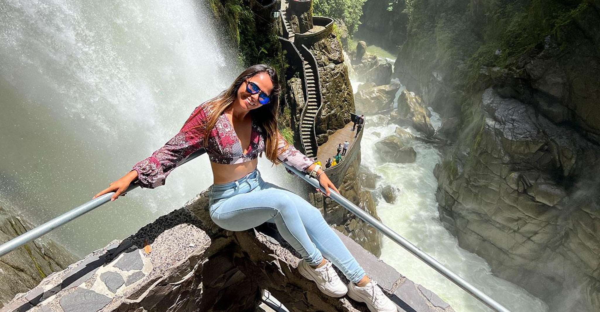 Baños Waterfalls route et célèbre Pailon del Diablo & Déjeuner - Hizvo