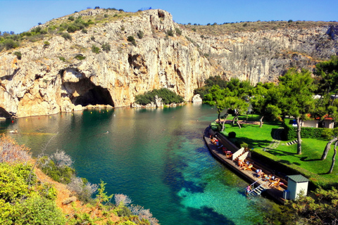 Excursion à vélo sur la Riviera Trikke d'Athènes et au lac VouliagmeniExcursion à vélo sur la Riviera d'Athènes et lac Vouliagmeni