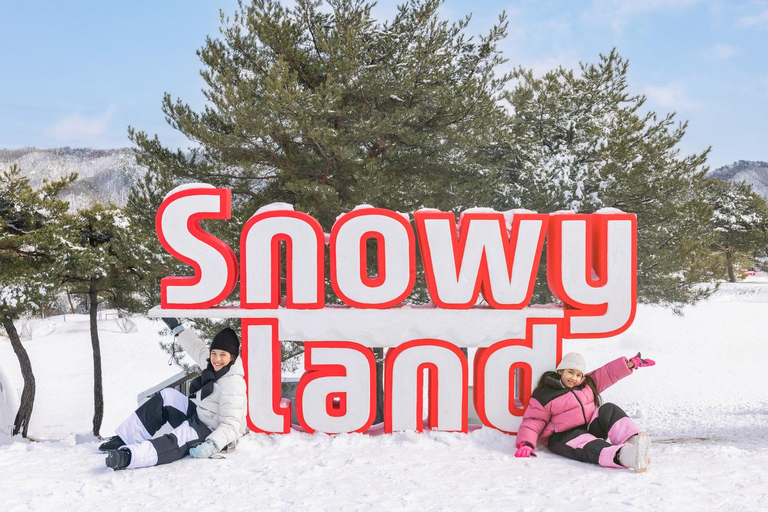 Vivaldi Park_ Snowyland Śnieżna zabawa z Seoul ShuttleWstęp do Krainy Śniegu [8 rano Hongik]