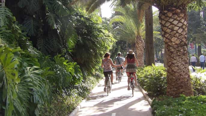 puntos destacados de la ciudad de málaga tour en bicicleta de 3 horas