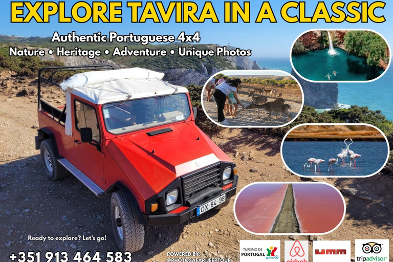 Tavira: 4x4 Jeep Adventure, Pink Salt Pans & Hidden Nature