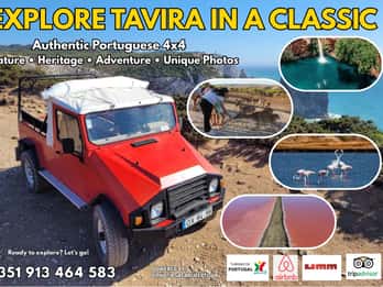 Tavira: aventura en jeep 4x4, salinas rosadas y naturaleza escondida