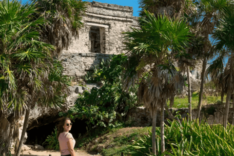 Tulum: Begeleide Maya-ruïnes Tour met vervoer en Caribisch uitzicht