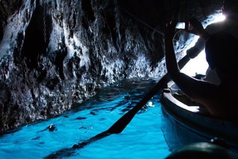 Excursión de día completo a Capri y la gruta azul desde SorrentoTour en alemán con punto de encuentro