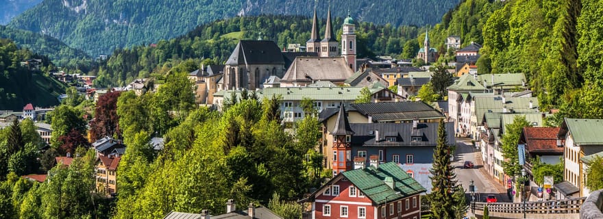 Nid d'aigle et hauts lieux de la montagne bavaroise