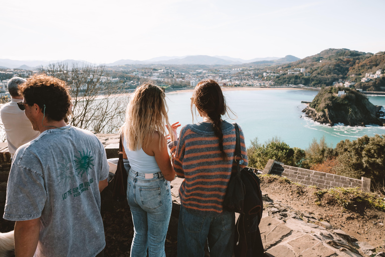 Surf Lesson, Cultural Walk, and Pintxos Tour in San Sebastian Complete Experience (Surfing + City Tour + Pintxos) – Open Tour
