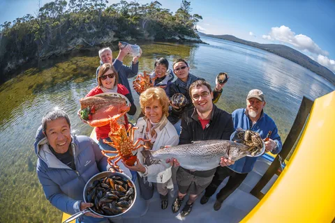 Hobart : Croisière gastronomique d'une journée en Tasmanie pour déguster des fruits de mer