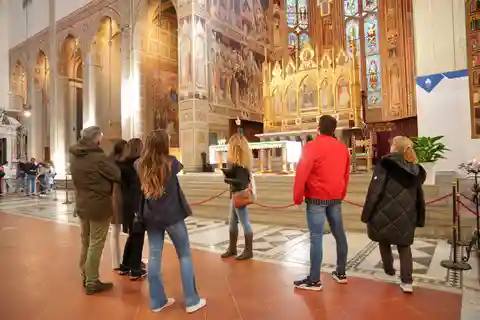 Florens: Rundtur i Santa Croce-kyrkan med entrébiljett