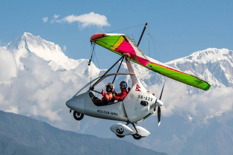 Pokhara - Ultralight Flight ExperienceGlory. MT Fishtail