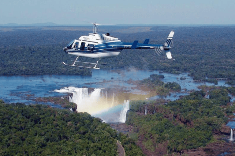 Iguazu Falls 10-Minute Panoramic Helicopter Flight Pick-Up from Foz do Iguaçu Hotels