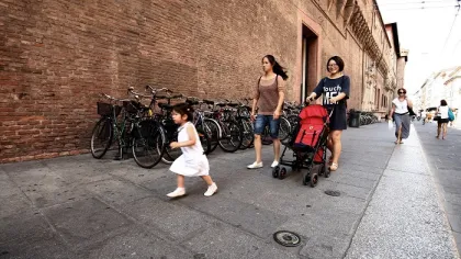 Familientag in Bologna, deine Art