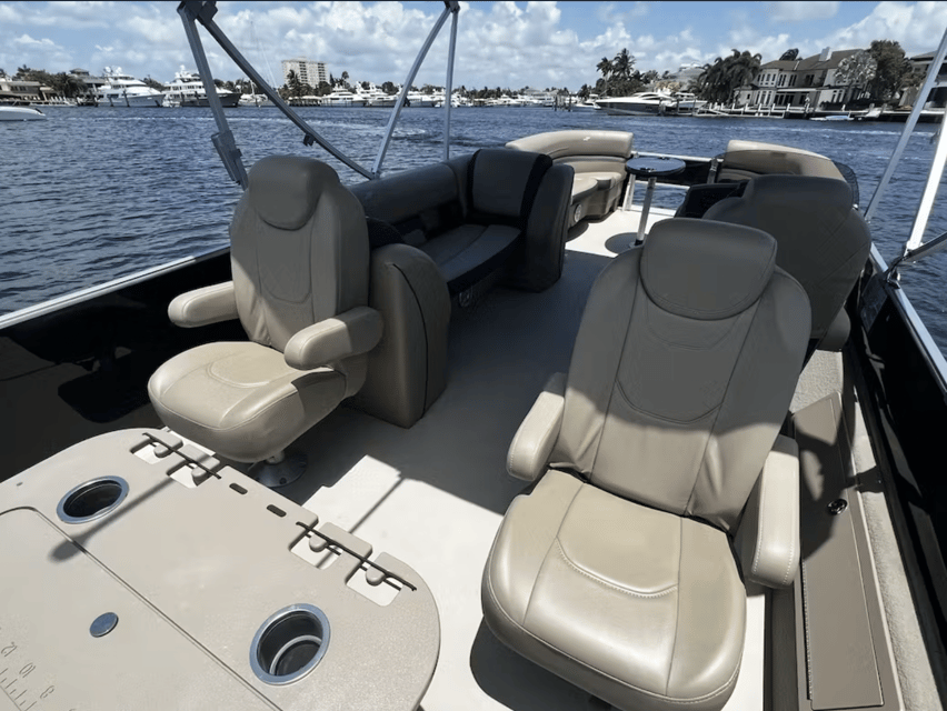 Privae Pontoon Fort Lauderdale: 12 People Private Pontoon Rental | GetYourGuide