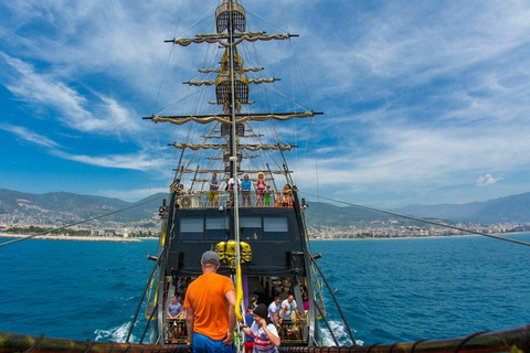 Z Side: Wycieczka łodzią po Alanyi: wybierz wycieczkę dzienną lub o zachodzie słońcaWycieczka jednodniowa z odbiorem z hotelu i powrotem