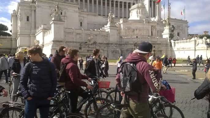 trastevere testaccio ghetto por privada bicicleta ou ebike