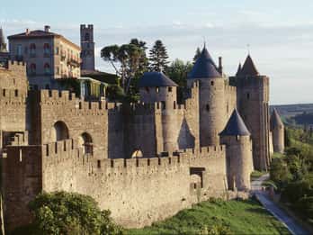 Cité von Carcassonne: Burg und Wehrmauern ohne Anstehen Cité von Carcassonne: Burg und Wehrmauern ohne Anstehen